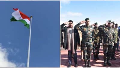 Republic Day: Indian Army unfurls 150 feet high tricolour in J&K