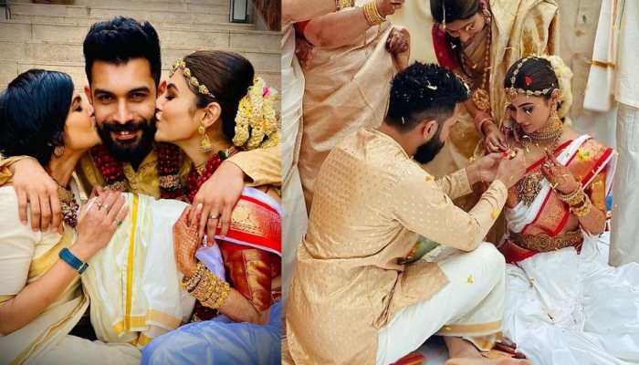 Inside Mouni Roy and Suraj Nambiar's traditional Malayali wedding - Watch videos