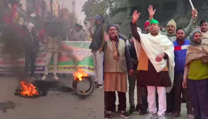 Bihar Bandh: Protesting students burn tyres, block roads over RRB-NTPC results row