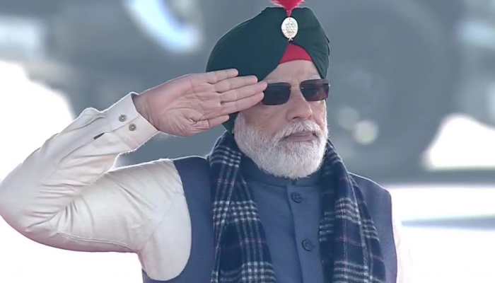 Proud of being an active member of NCC once: PM Narendra Modi, inspects &#039;Guard of Honour&#039; at Cariappa Ground