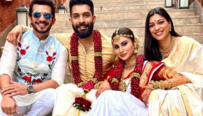 My darling Mouni Roy found her partner: Ekta Kapoor, Arjun Bijlani shower love on new bride!