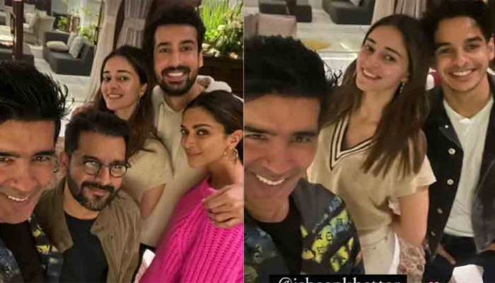 Manish Malhotra hosts star-studded house party, Deepika Padukone, KJo attend, Ananya Panday poses with Ishaan Khattar