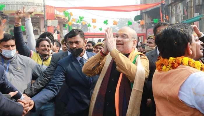 UP Elections 2022: Amit Shah connects with voters, conducts door-to-door campaign in West UP