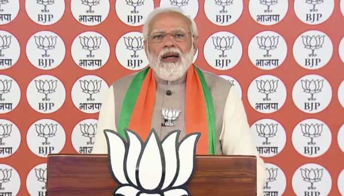 PM Modi holds first virtual rally in UP, hails Adityanath for development works in 5 years