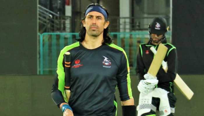 Namibia and former South Africa all-rounder David Wiese is one of three cricketers from his country in the IPL 2022 mega auction player shortlist. Wiese has been part of Virat Kohli's Royal Challengers Bangalore in the past. (Source: Twitter)