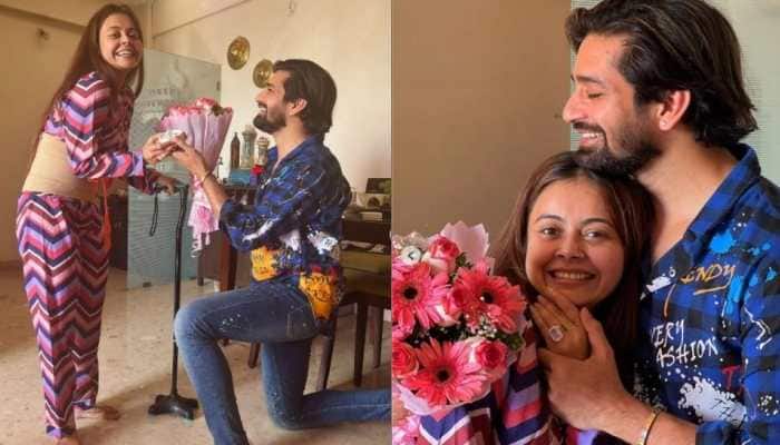 Devoleena Bhattacharjee gets engaged to actor Vishal Singh, flaunts her HUGE diamond ring- In PICS!