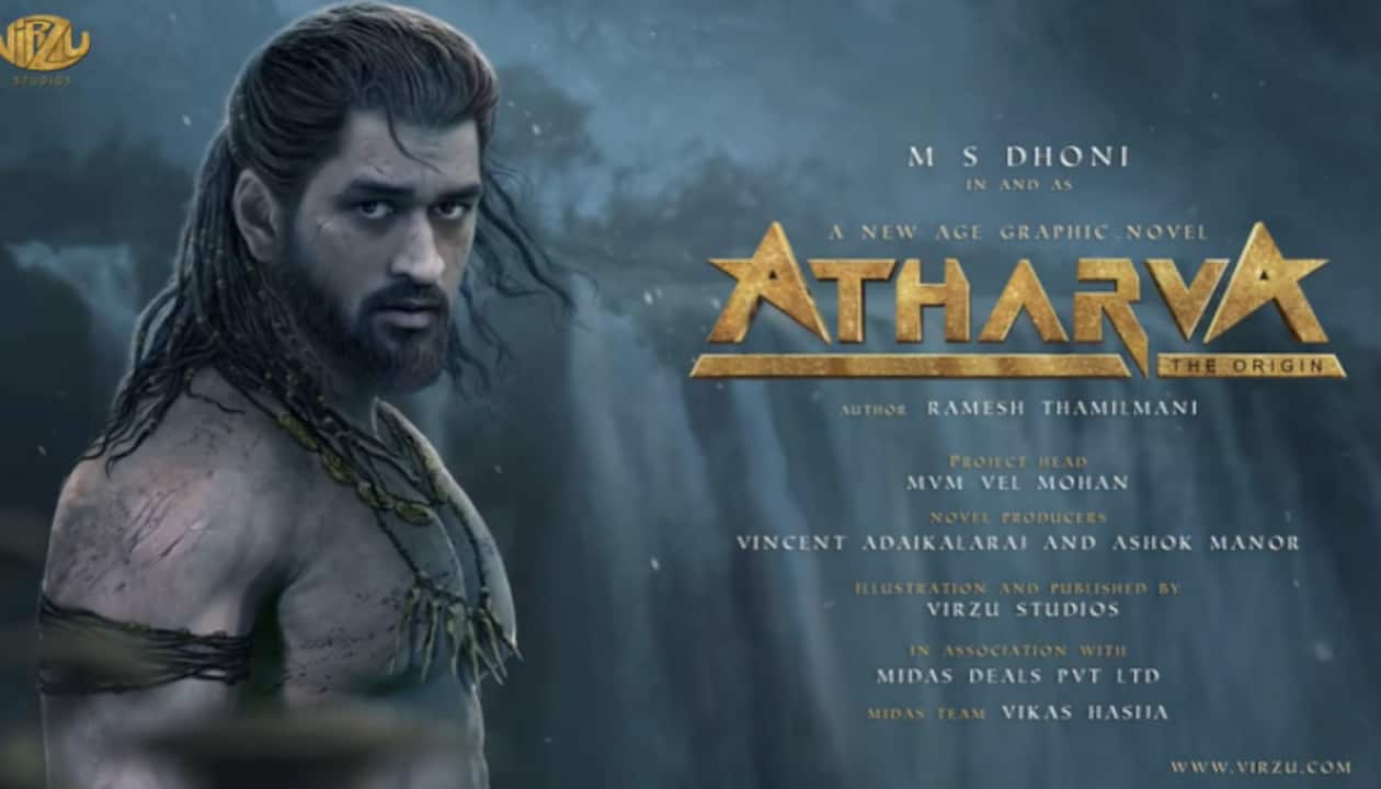 MS Dhoni unveils first look from his debut web series 'Atharva ...