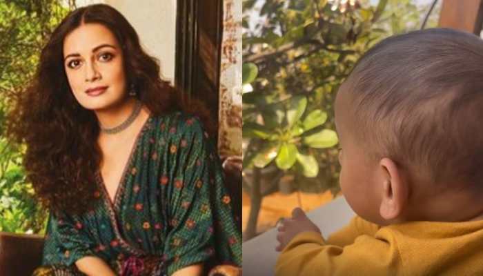 Dia Mirza&#039;s baby boy Avyaan speaks to plants, Priyanka Chopra is all hearts for adorable video!