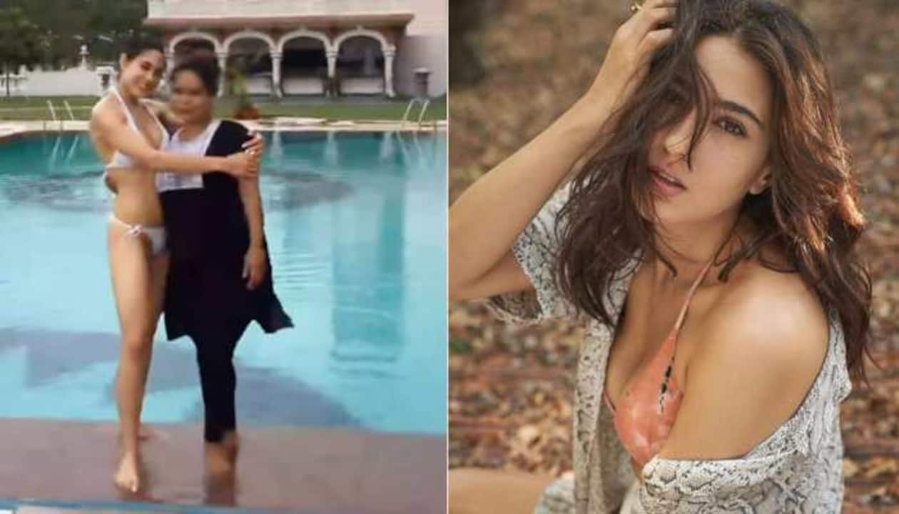 Sara Khan Xxx Video - Sara Ali Khan BRUTALLY trolled for pushing her spot girl into pool,  netizens call it 'disgusting' | People News | Zee News