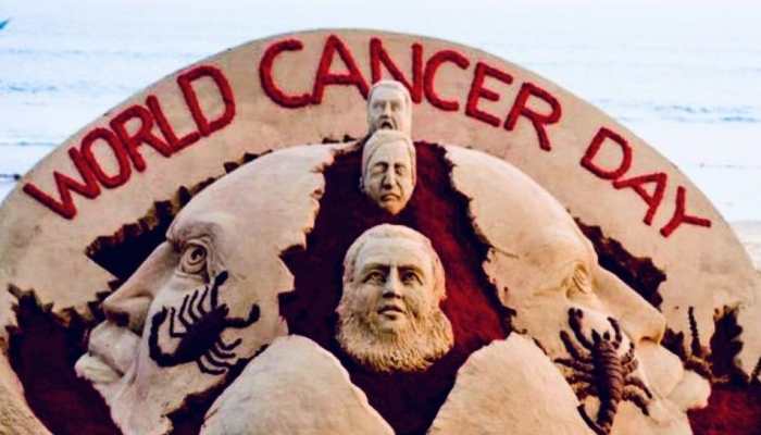 On World Cancer Day, sand artist Sudarsan Pattnaik shares inspiring artwork, see pic