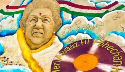RIP Lata Mangeshkar: Sudarsan Pattnaik dedicates beautiful artwork to late legend