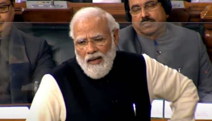 Unhe Aaina Mat Dikhao... PM Modi turns Shayar to take dig at Congress in Lok Sabha