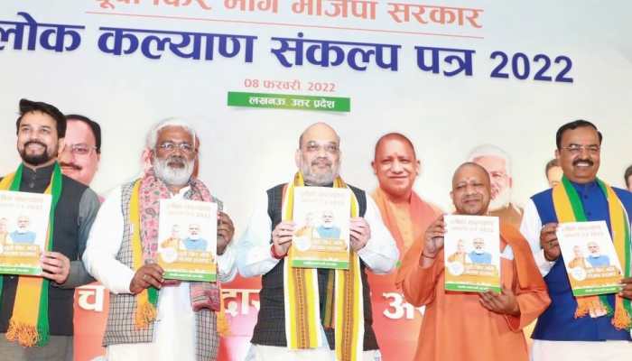 BJP releases manifesto for Uttar Pradesh, promises free electricity for irrigation, minimum 10-year jail for 'love jihad'