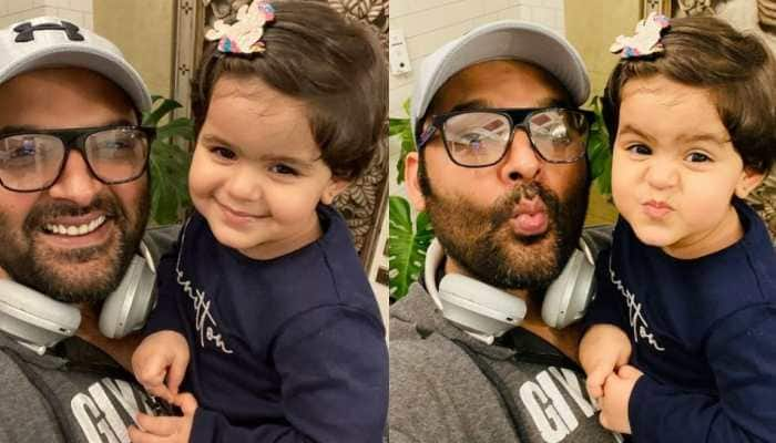 Kapil Sharma gushes over daughter Anayra&#039;s adorable pout, Bipasha Basu reacts!