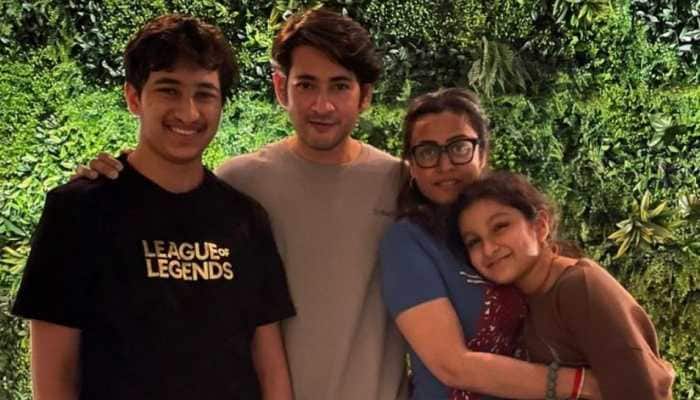 Mahesh Babu shares family pic as he wishes wife Namrata on their 17th wedding anniversary 