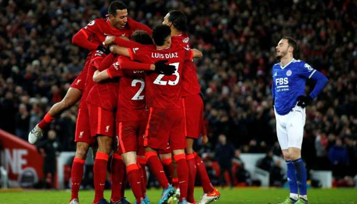 Diogo Jota double inspires Liverpool to win over Leicester City, close gap on Manchester City