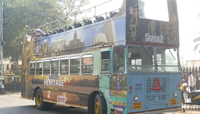 New open double-decker bus launched in Mumbai on Sunday