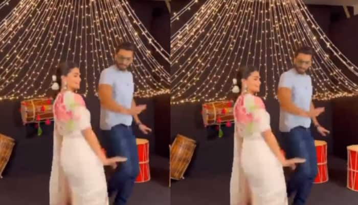 Ranveer Singh leaves Alia Bhatt smiling as he dances to ‘Gangubai Kathiawadi’ song &#039;Dholida&#039;- Watch video
