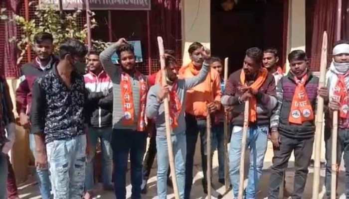 ‘Will break legs of couples seen celebrating Valentine’s Day’: Shiv Sena workers in Madhya Pradesh’s Bhopal