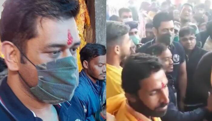 WATCH: MS Dhoni visits Maa Dewri temple near Ranchi to seek blessings ahead of IPL 2022