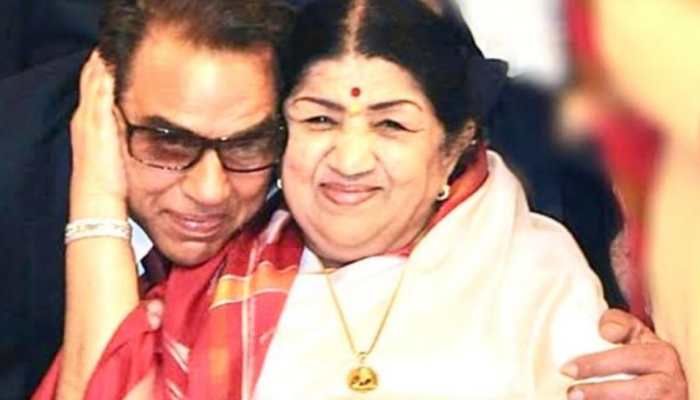 Dharmendra pays emotional tribute to Lata Mangeshkar – WATCH!