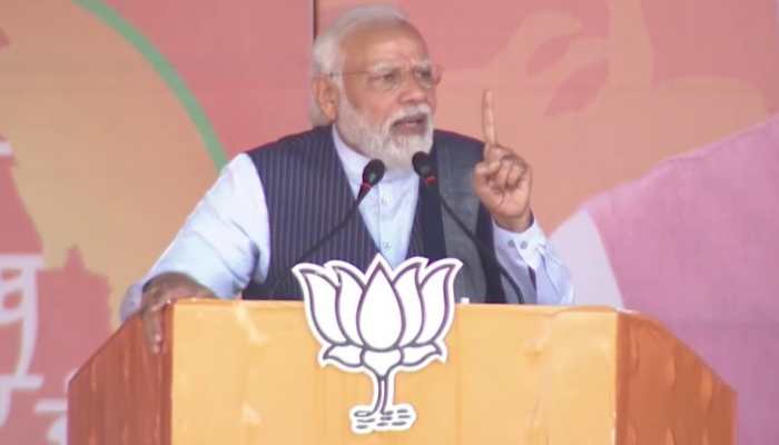 PM Modi addresses rally in Pathankot, asks people to establish BJP in Punjab, give farewell to Congress