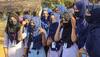 Hijab row: Muslim students protest ban as Karnataka High Court resumes hearing