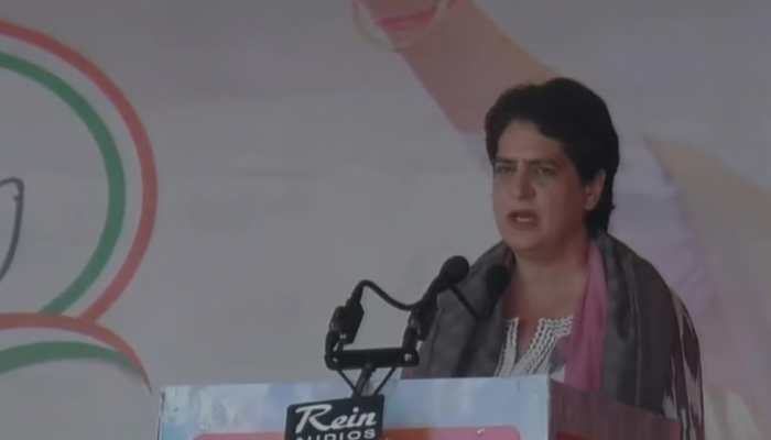 Priyanka Gandhi slams PM Narendra Modi in Pathankot: &#039;Son of his minister mowed down 6 farmers&#039;