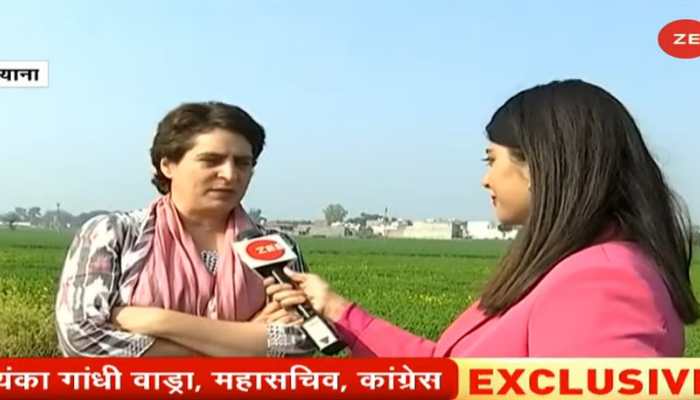 Priyanka Gandhi Exclusive: &#039;PM Narendra Modi didn&#039;t meet farmers in Delhi, he&#039;s in Punjab for votes&#039;