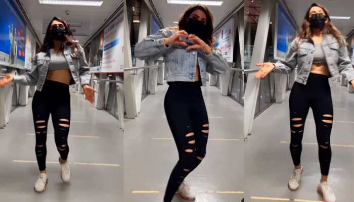 Samantha breaks into a sizzling dance on Thalapathy Vijay's Halamithi Habibo song at airport - Watch