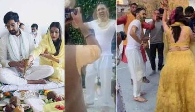 Vikrant Massey, Sheetal Thakur groove to Desi Girl at their haldi ceremony- Watch