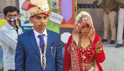 From mandap to polling booth: Newly-wed bride turns up for voting in full bridal avatar in UP