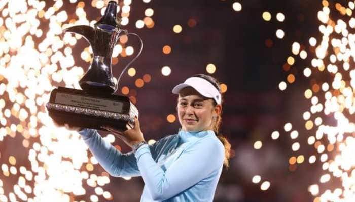 Dubai Tennis Championships: Jelena Ostapenko beats Veronika Kudermetova for her 5th career crown