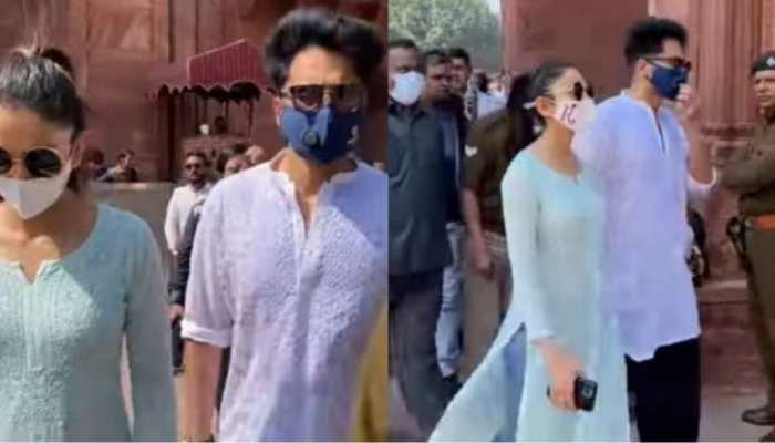 Rakul Preet Singh, Jackky Bhagnani visit Taj Mahal 