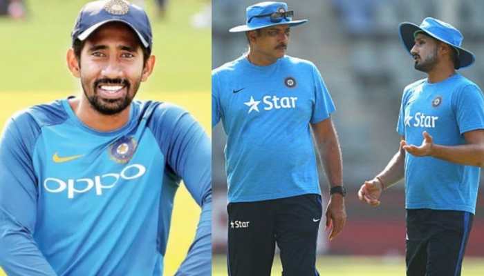 Harbhajan Singh, Ravi Shastri back Wriddhiman Saha as keeper gets threat from journalist, Irfan Pathan supports Rahul Dravid