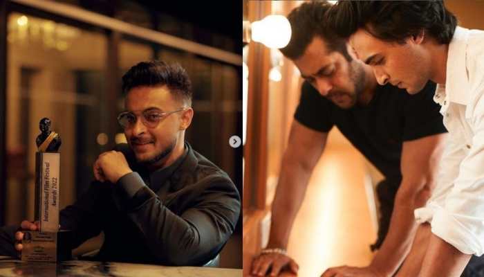 Aayush Sharma dedicates his FIRST award for 'Antim: The Final Truth' to Salman Khan