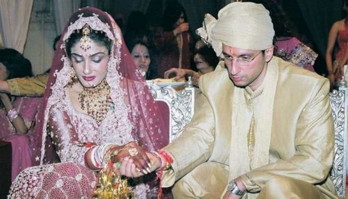 Through thick and thin, you are it all, Raveena Tandon tells husband Anil on 18th wedding anniversary