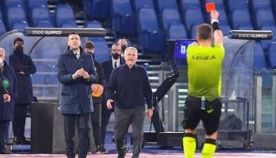 Serie A: Roma coach Jose Mourinho handed 2 games suspension for 'threatening' officials