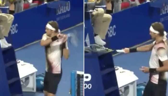WATCH: Alexander Zverev kicked out of Mexican Open for attacking umpire&#039;s chair