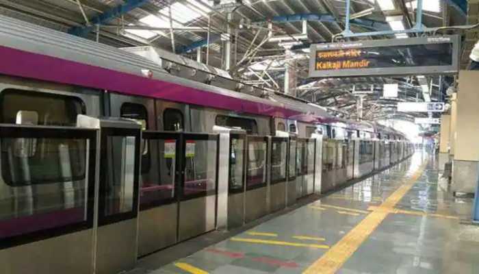 Delhi Metro services hit on Violet Line at Nehru Place station due to passenger on track