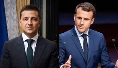 Ukraine Prez speaks to France's Emmanuel Macron, says anti-war coalition working