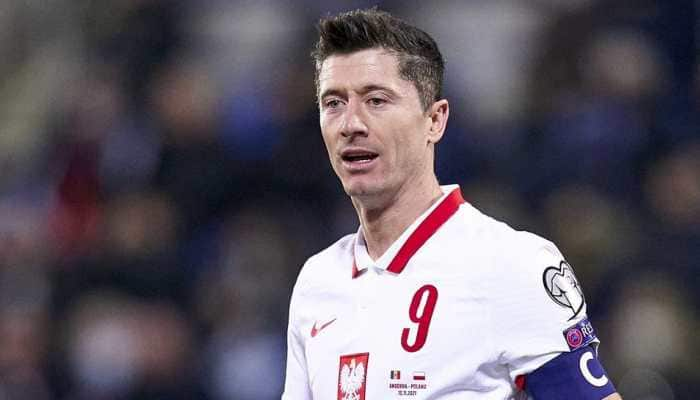 Robert Lewandowski reacts after Poland refuses to play World Cup qualifier vs Russia