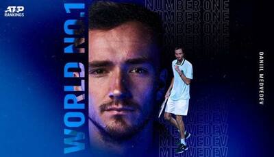 Russia’s Daniil Medvedev creates history, replaces Novak Djokovic at top of ATP Rankings