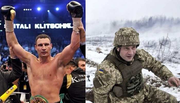 Kyiv Mayor Vitali Klitschko won multiple world heavyweight boxing championships. He held the World Boxing Organization (WBO) title from 1999 to 2000, the Ring magazine title from 2004 to 2005, and the World Boxing Council (WBC) title twice between 2004 and 2013. (Source: Twitter) 