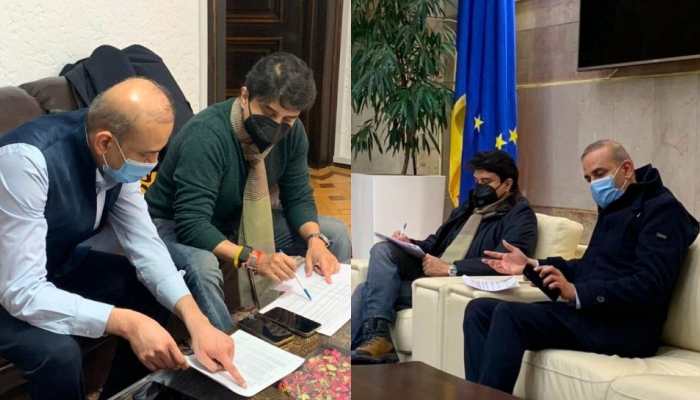 &#039;Operation Ganga in full gear!&#039;: Scindia meets Indian Ambassador to Romania, Moldova to discuss operational issues for evacuation