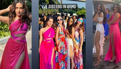Kiara Advani twirls in a pink thigh-high slit gown at sister Ishita's pre-wedding festivity - VIDEO, PICS