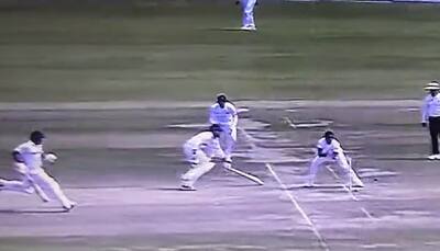 WATCH: Comedy of errors by Sri Lankans, Mohammed Shami survives run out scare