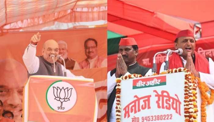 Akhilesh Yadav can&#039;t see positive changes in UP as he wears black glasses: Amit Shah