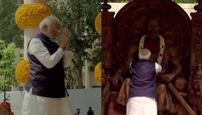 PM Modi unveils 9.5-feet tall Chhatrapati Shivaji Maharaj's statue in Pune