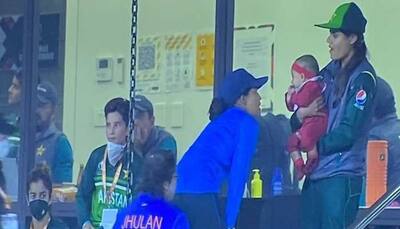 Indian women's team win hearts by playing with Pakistan captain Bismah Maroof's baby - SEE PIC